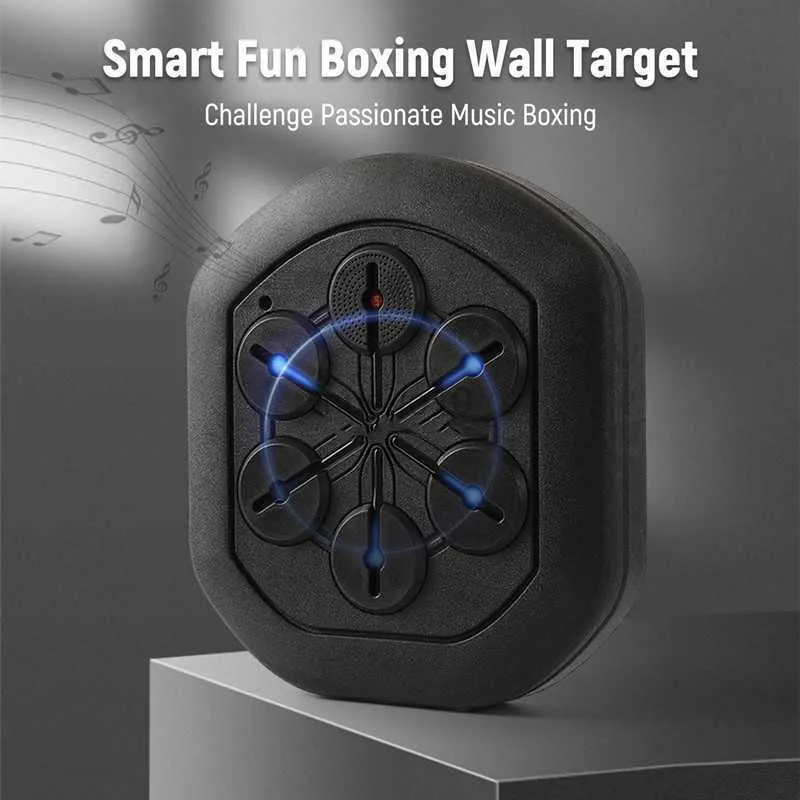 2023 Upgrade Electronic Music Boxing Machine,Boxing Training Punching  Equipment,Wall Mounted Boxing Machine with USB Charging and Bluetooth  Connection