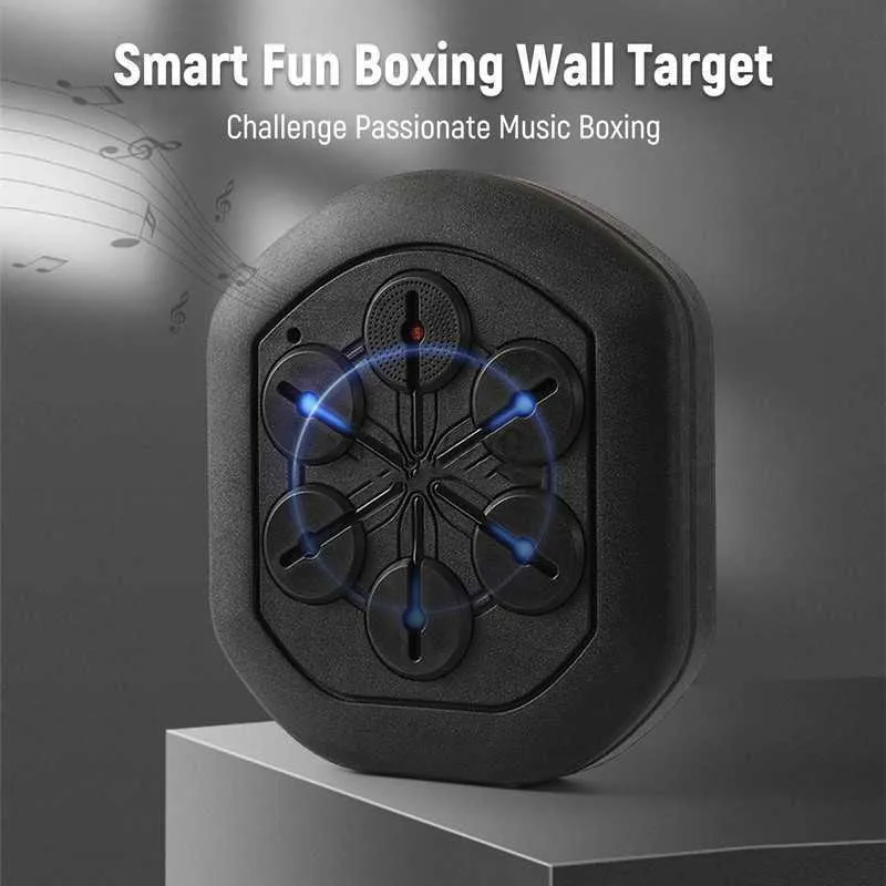 Boxing Machine Macchina da boxe musicale montata a parete interna con guanto da boxe Bambini Adulto ricaricabile illuminato Boxing Equipment Game Products Machine