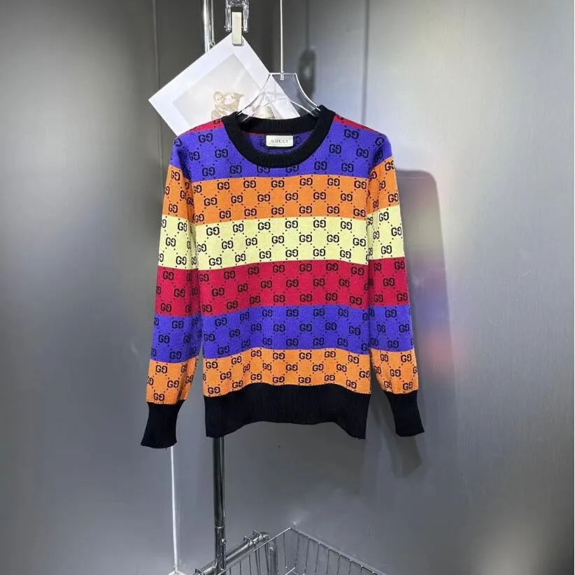 디자이너 여성 스웨터 새로운 한국 G Letter Long-Sleeved Knitted Sweater 코트 올해 매치 탑 의류