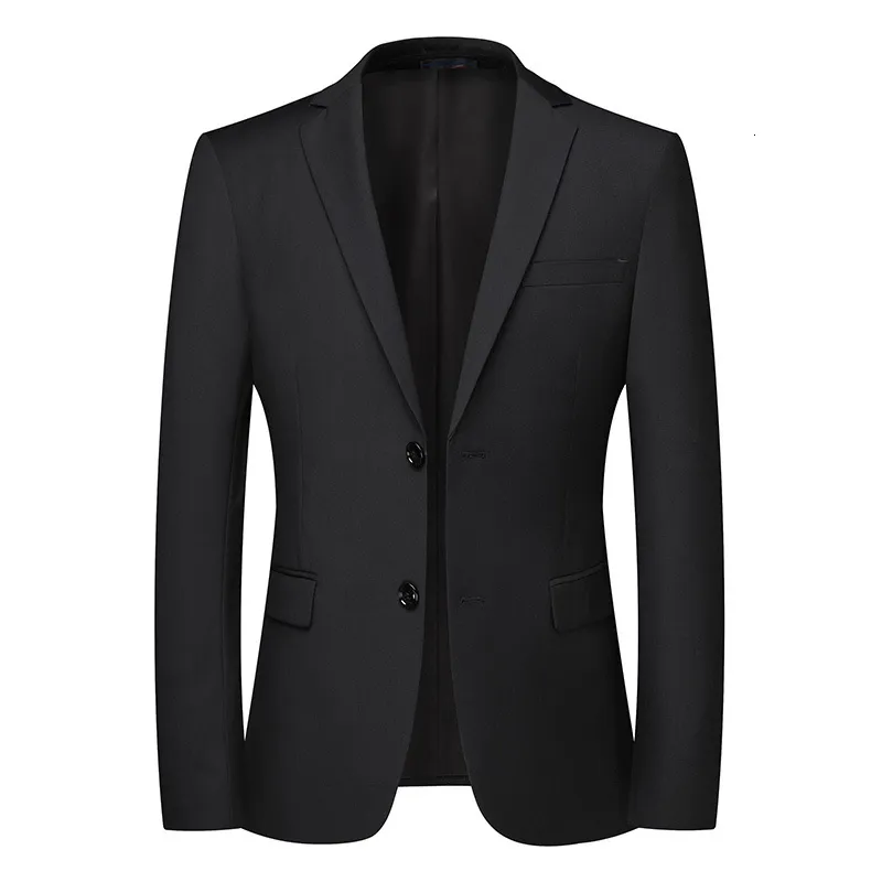 Mäns kostymer Blazers 2023 Boutique Fashion Business Cultivate En's Morality Leisure Pure Color Gentleman's Wedding leds över arbete Blazer 230720