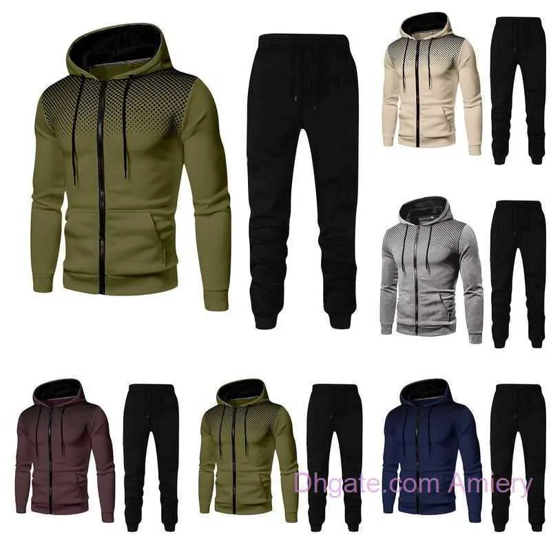 Mens Designer Vêtements Survêtements Hoodies Chemise Pantalon Deux Pièces Ensemble Sports Fitness Hommes Automne Hiver Fitness Costume Survêtements À Capuche 3xl