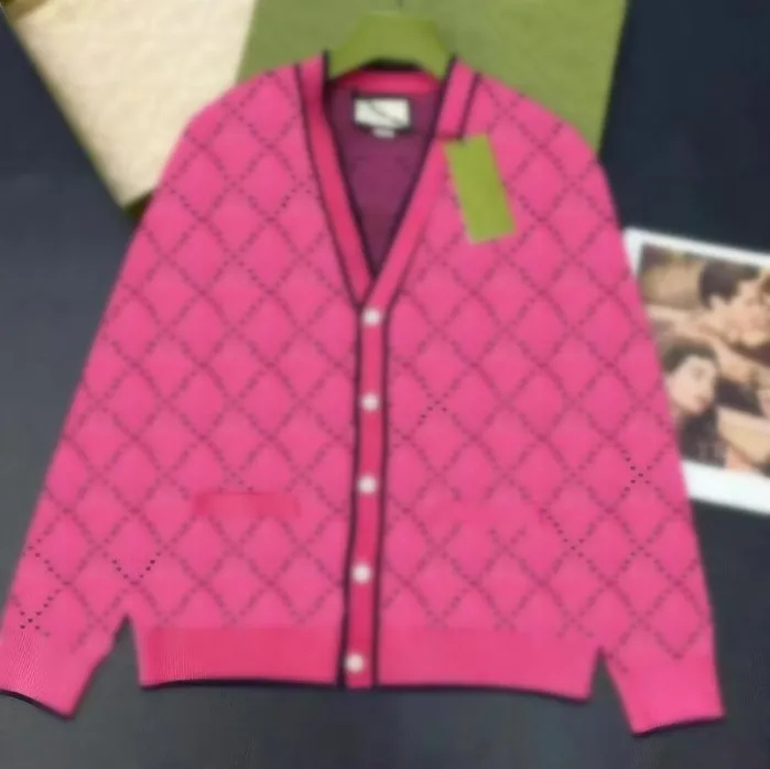새로운 여성 스웨터 브랜드 고품질 패션 디자이너 꿀벌 자수 가디건 긴 슬리브 싱글 가슴 대비 재킷