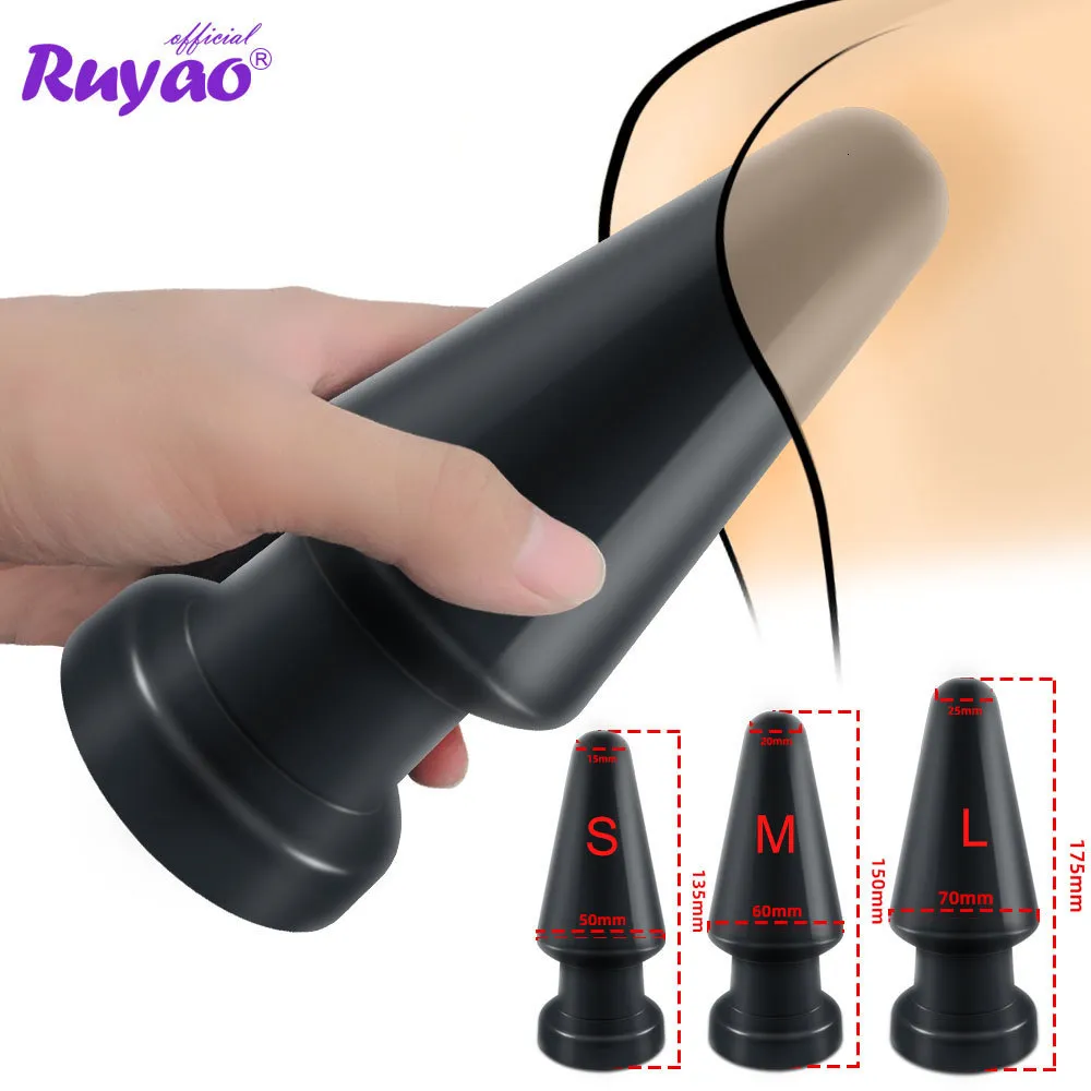 Anale speeltjes Super grote anale plug Buttplug Unisex Enorme ButtPlug Speeltjes voor vrouwen Mannen Waterdichte dikke anale gevulde stop Product Dilatator 230720