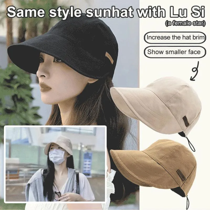 BERETS UV Protection Sun Visor Plain Hat