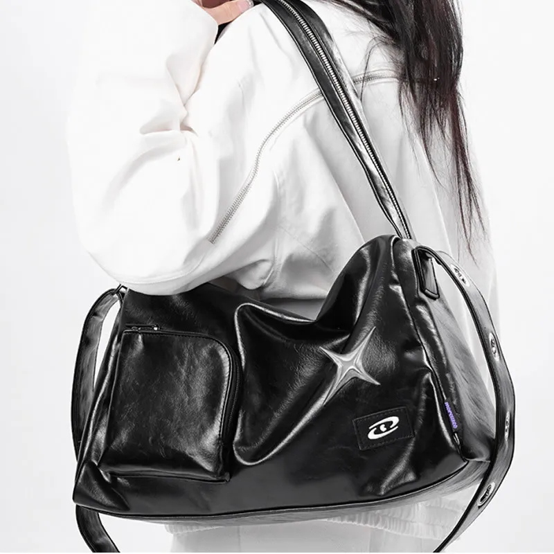 Vintage Korean Crossbody Overnight Bag Women For Women Y2K 