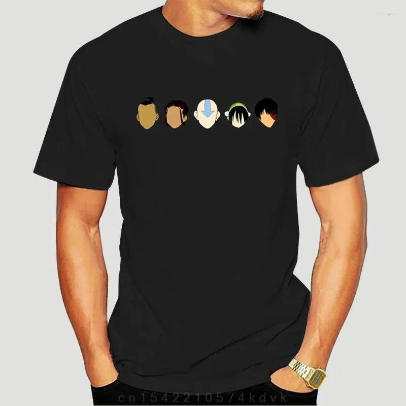 Męskie T -koszulki Zespół Awatartshirt Mężczyzn Wysokiej jakości Bawełny Krótki Letni Awatar Ostatni Airbender Casual Tshirt Anime Men/Women Top