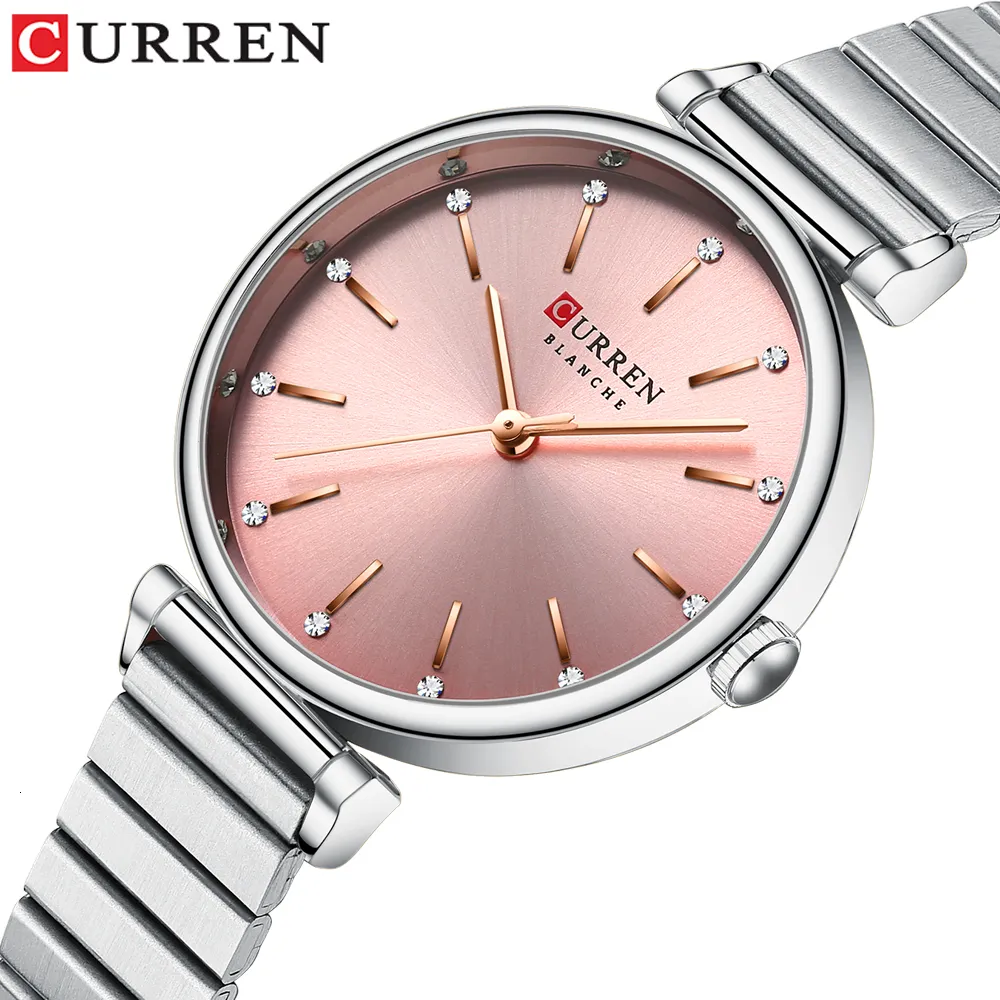 Women's Watches Curren 9081 Ladies Steel Band Watch Waterproof Quartz Watch fashion casual womens watch unique watch luxury watch 230719