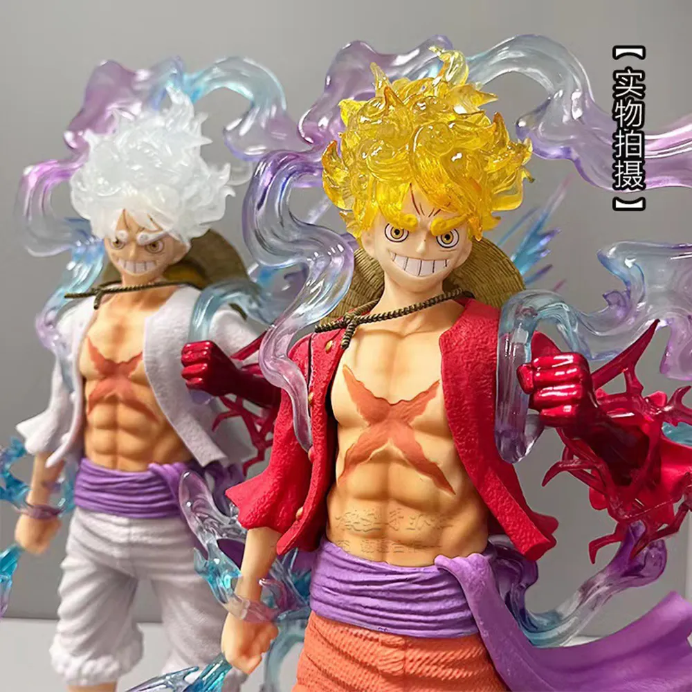 GK One Piece 26CM Anime Figure Wano Gear 4 Luffy 2 Head Pieces Statue  Figures Collectible Model Decoration Toy Christmas Gift, luffy png wano -  thirstymag.com