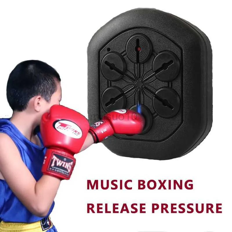  Música electrónica de boxeo blanco de pared, máquina de boxeo  objetivo de reacción de boxeo, objetivo de boxeo de música, reacción de  ojos y mano de velocidad y equipo de boxeo