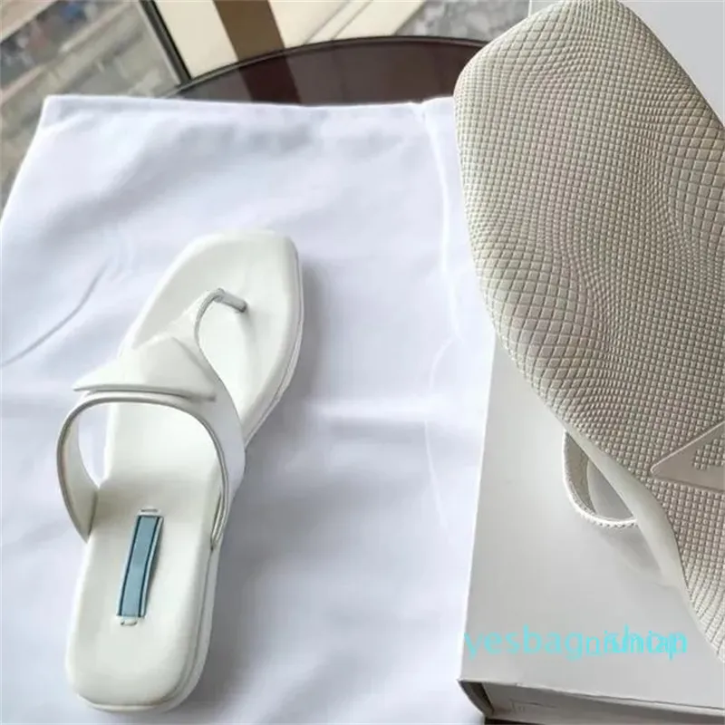 Elegant Cowhide Flip-Flops: Designer Triangular Detail, Comfortable ...