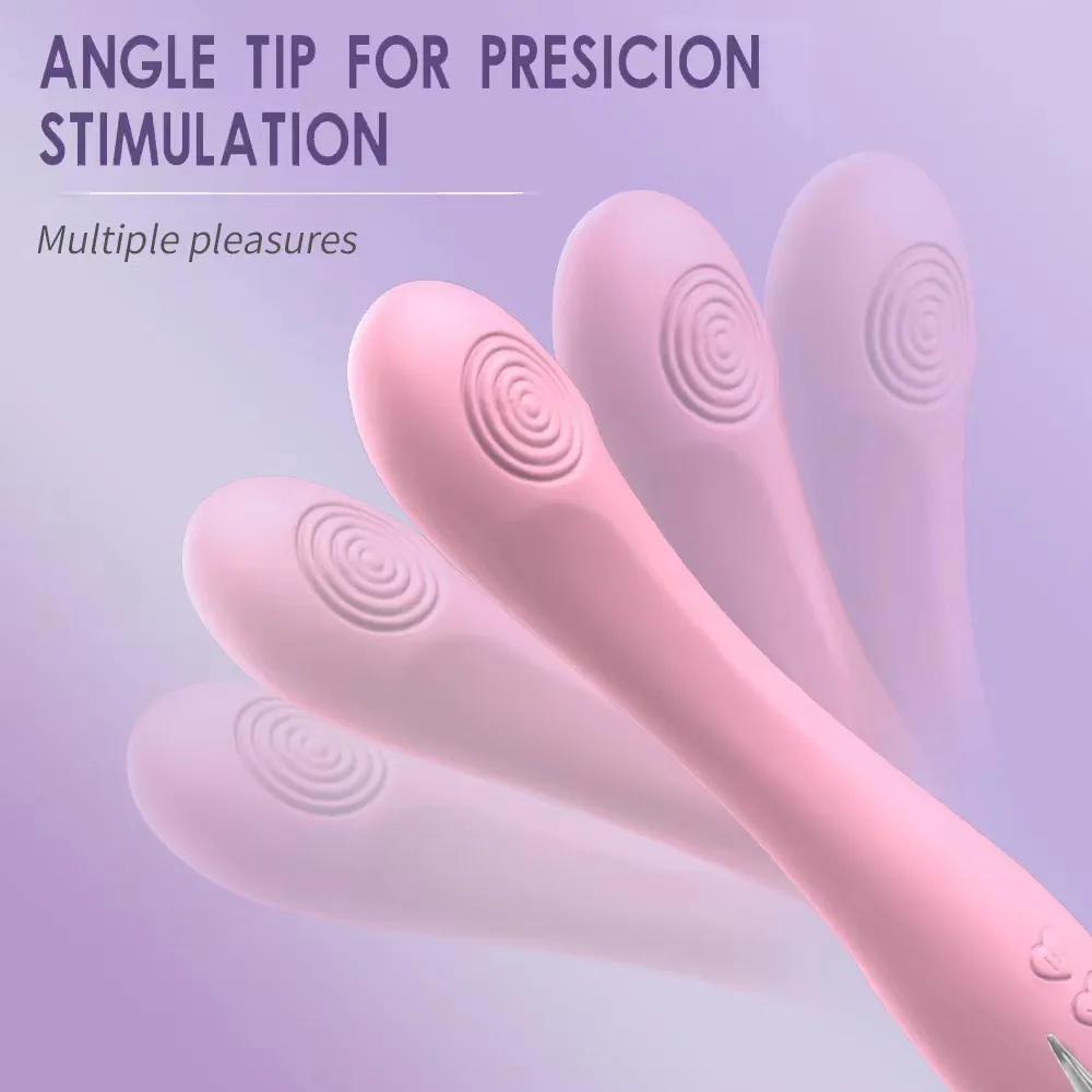 Vibromasseur point G pour Masturbation, Charge USB, 10 modes de Vibration, baguette sexuelle AV, masseur pour femmes_voghion.com