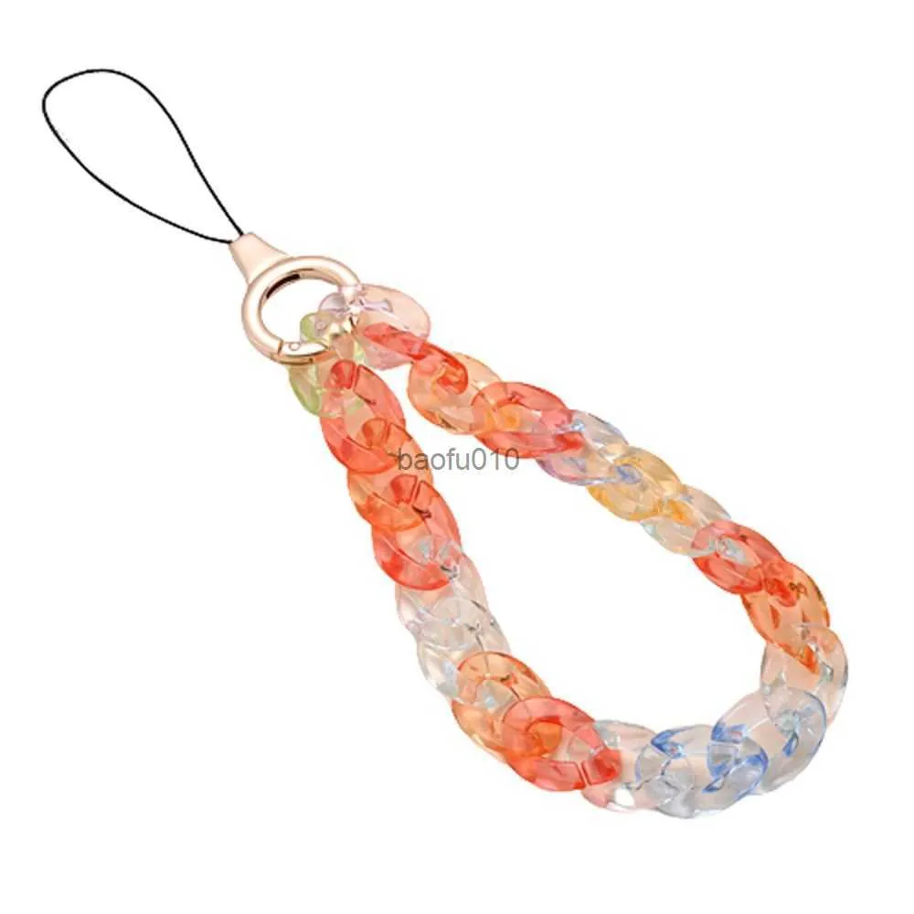 Charmes Acrylique Pour Téléphone - Chaînes Porte-clés Colorées - Accessoire Anti-chute - Cadeau Fille Femmes