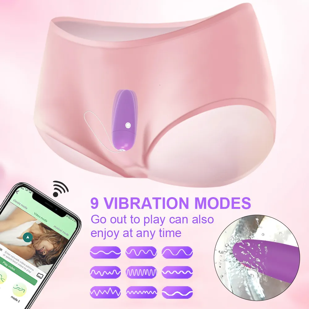Vibrators Bluetooth Application Mini Bullet Vibrator Female Click  Stimulator Wireless Remote Control Underwear Vibration Love Egg Sex Toy  230719 From 8,55 €