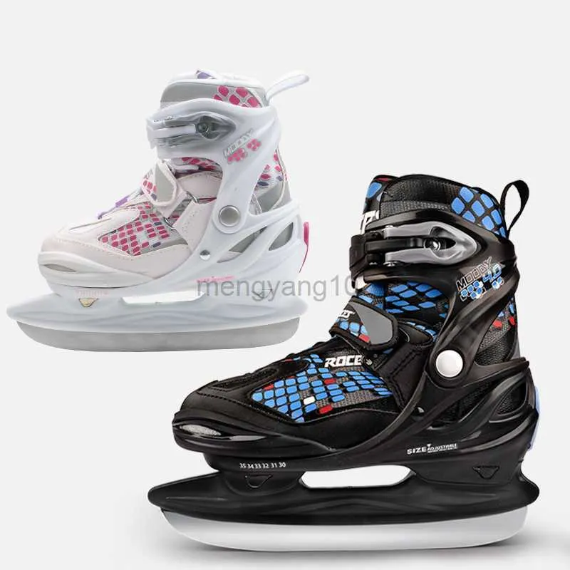 Inline rullskridskor 1Pair Winter Ice Hockey Skates skor termisk bollkniv skridskoskridskor med andningsskor andas lätt för barnens nybörjare HKD230720