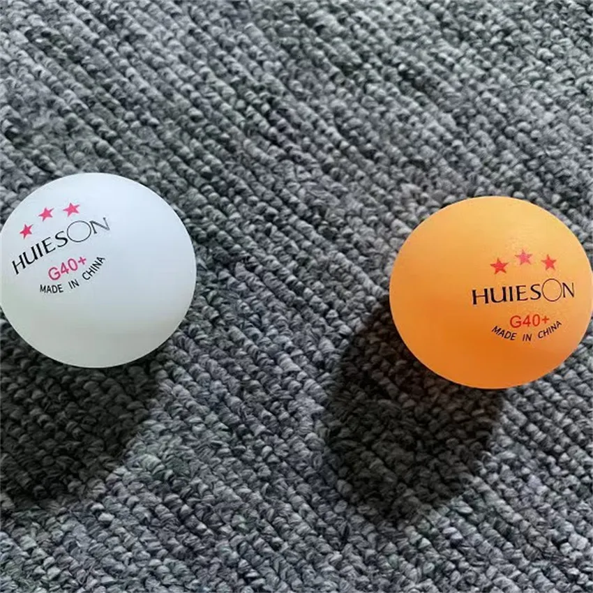 Table Tennis Sets Huieson 3 Star Ping Pong Balls Tenis De Mesa Pelotas Profesional TTF Standard Competition ABS40 Train 230719