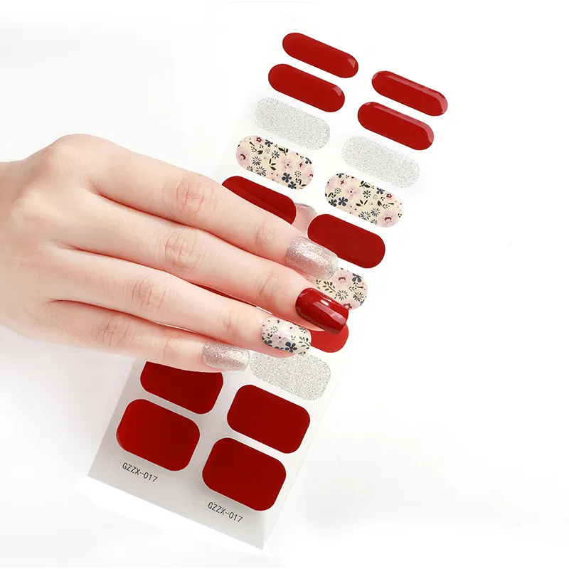 Nail Strips Women's Fashion Nail Stickers Self adhesive Full - Temu