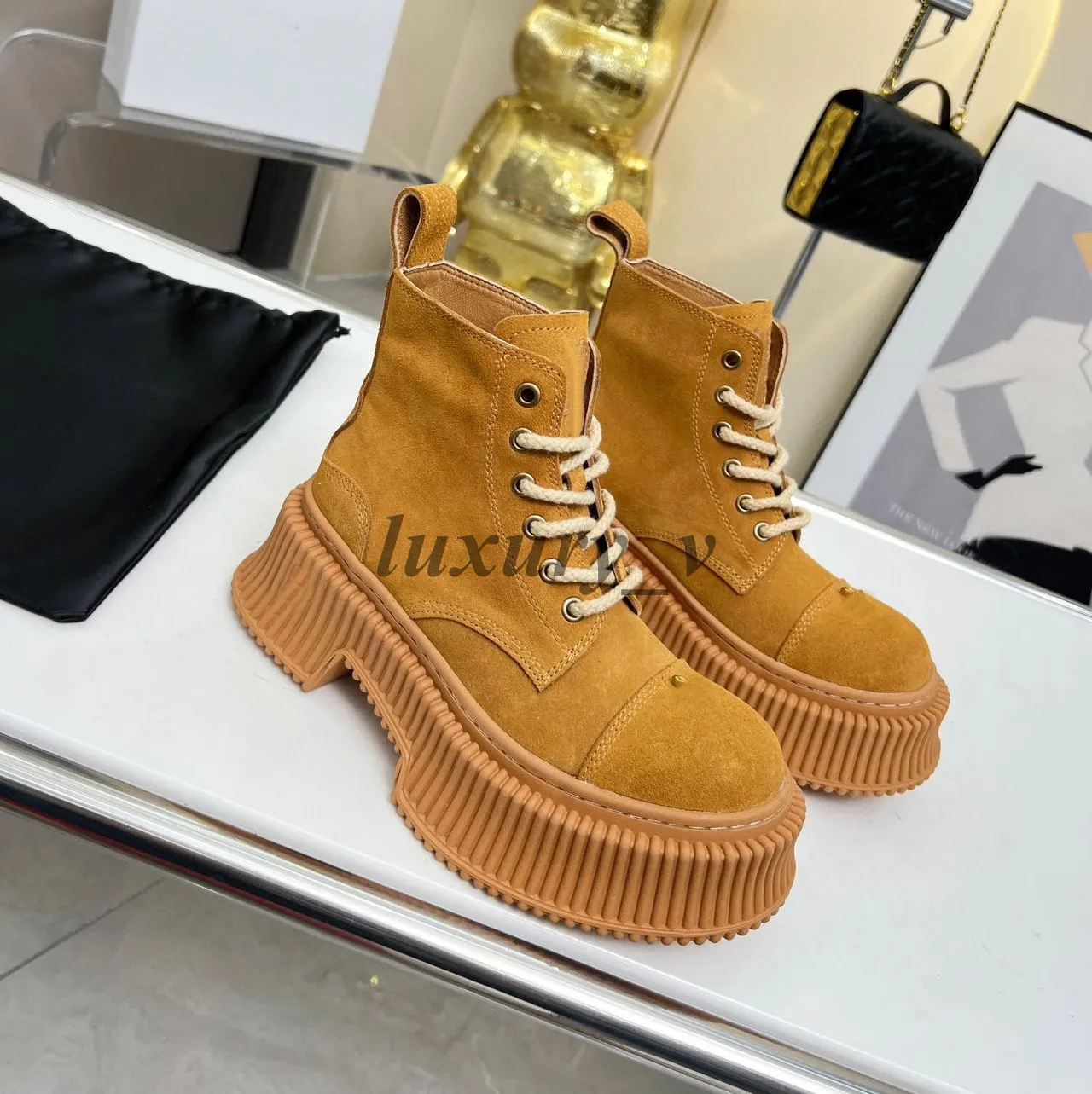 Botas sales amarelas femininas