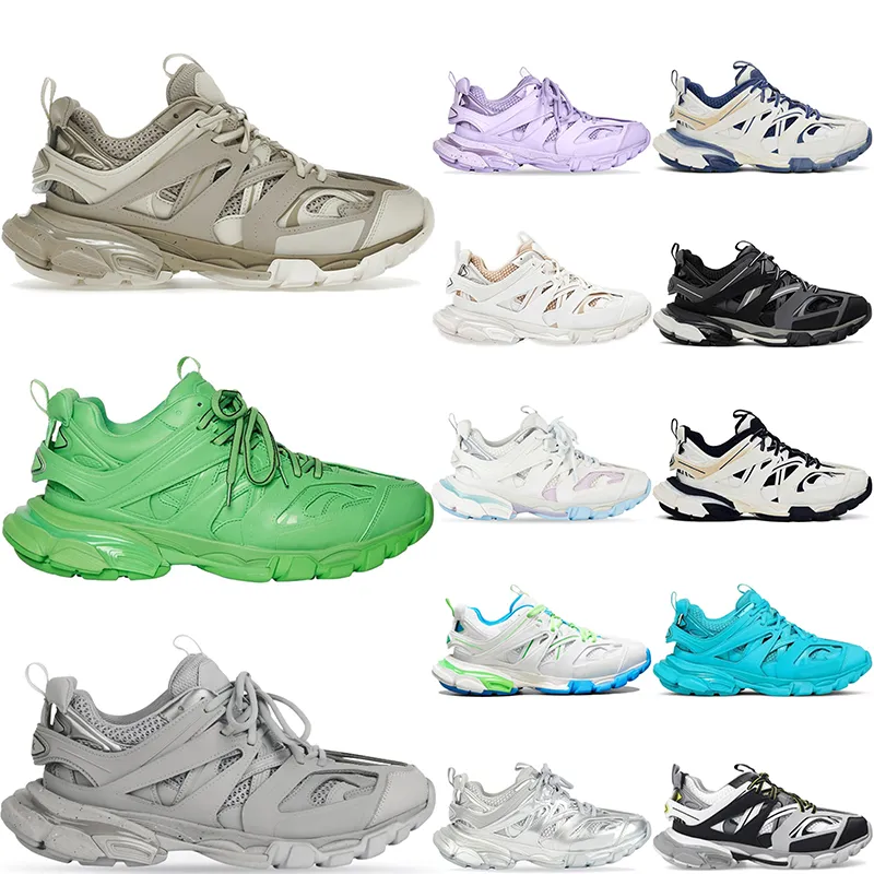 BaIenciaga Track 3 3.0 Herren Damen Designerschuhe Triple S Tess.s. Gomma-Leder-Nylon-bedruckte Plateau-Sneakers, dreifach, weiß, schwarz, rosa, blau, Luxusmarken-Sneakers