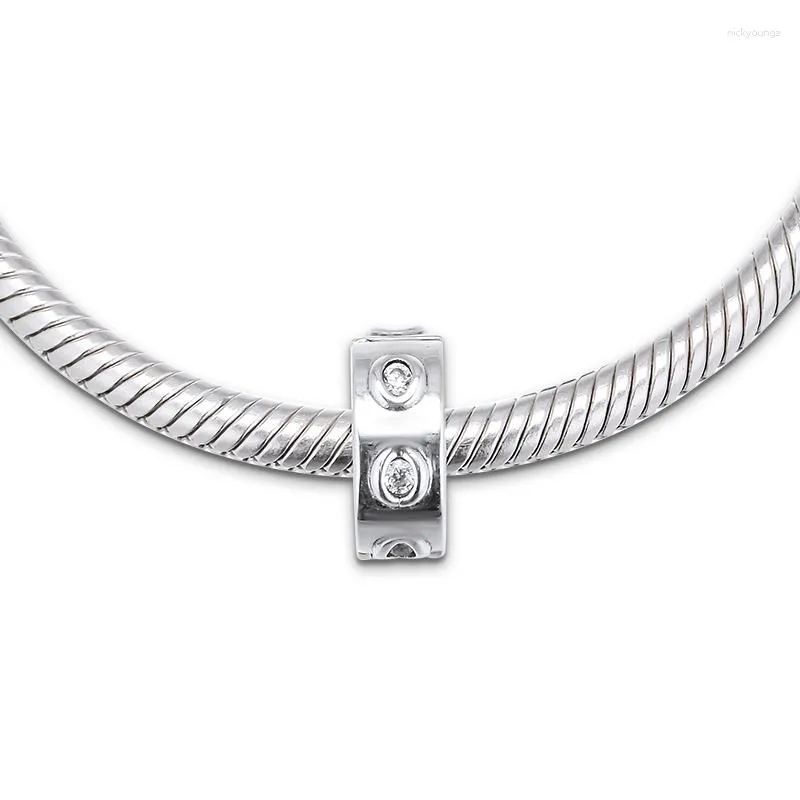 Свободные драгоценные камни DIY подходит для европейских браслетов, сверкающие короны O Clip Beads 925 стерлинги-серебристого Jewelry