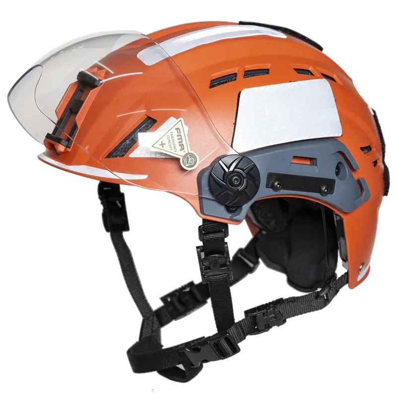2023 FMA EX SAR Lightweight Tactical Helmet With Visor, Adjustable