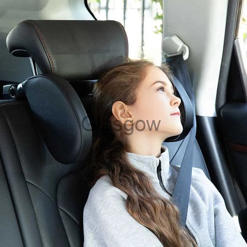 Sitt kuddar Justerbar bilhalshalsad restkudde Ushaped Car Seat Memory Pad Car Travel Sleeping Head Neck Body Support för vuxna Barn X0720