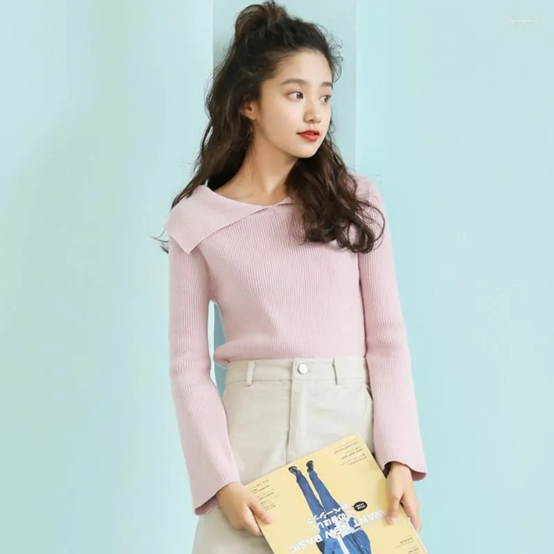 Maglioni da donna Autunno Ulzzang Harajuku Abbigliamento invernale da donna 2023 Stile coreano Moda Vintage Trend Pink Friends Maglione lavorato a maglia