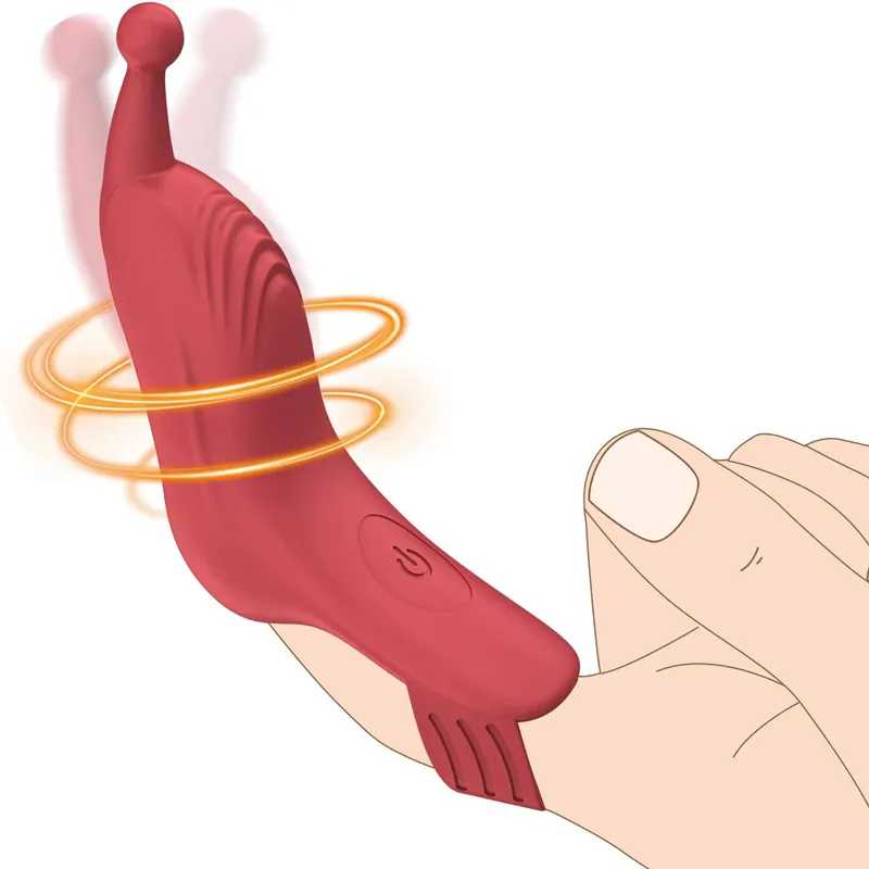 10 modalità vibratore da dito massaggio clitoride stimolazione del punto G giocattoli vibranti ricaricabili per uova per la masturbazione delle donne