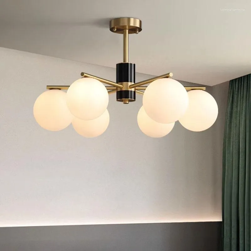 Chandeliers Led Art Pendant Lamp Room Decor Nordic Smart Home Living Decoration Indoor Dining Lustre Lampara Techo Light