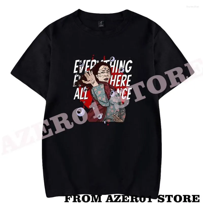 Men's T Shirts Everything Everywhere All At Once Merch T-shirt Movie Summer Street Men/Women Streetwear Tshirt Short Sleeve