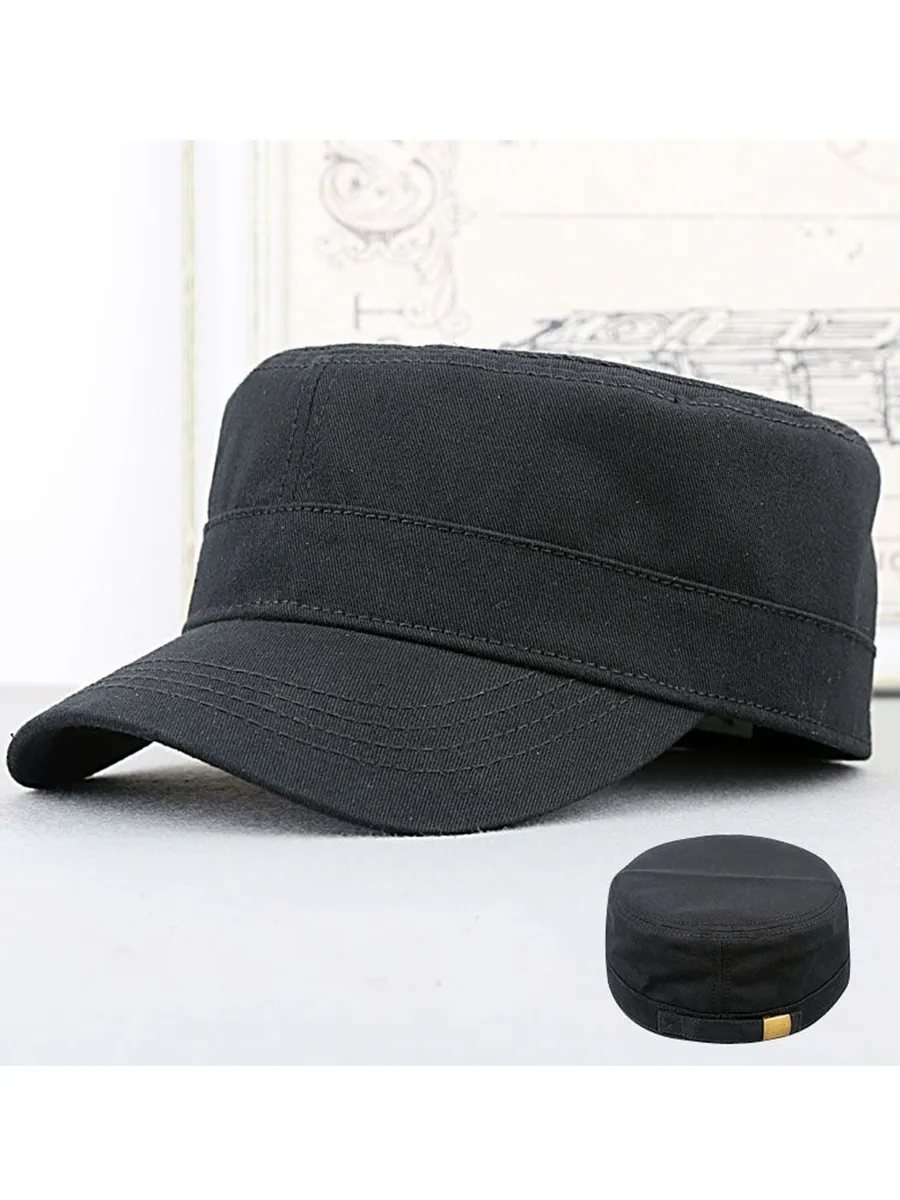 Military Grade Full Closed Cotton Shallow Fit Baseball Cap For Men