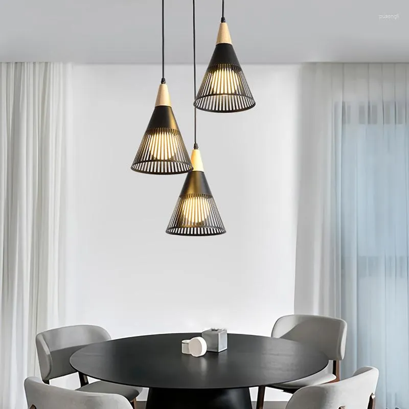 Pendant Lamps Chandeliers LED Modern Metal Light Dining Room Kitchen Lighting Lustre Decor Lamp Indoor Cafe Bar Hanging Lights Fixture