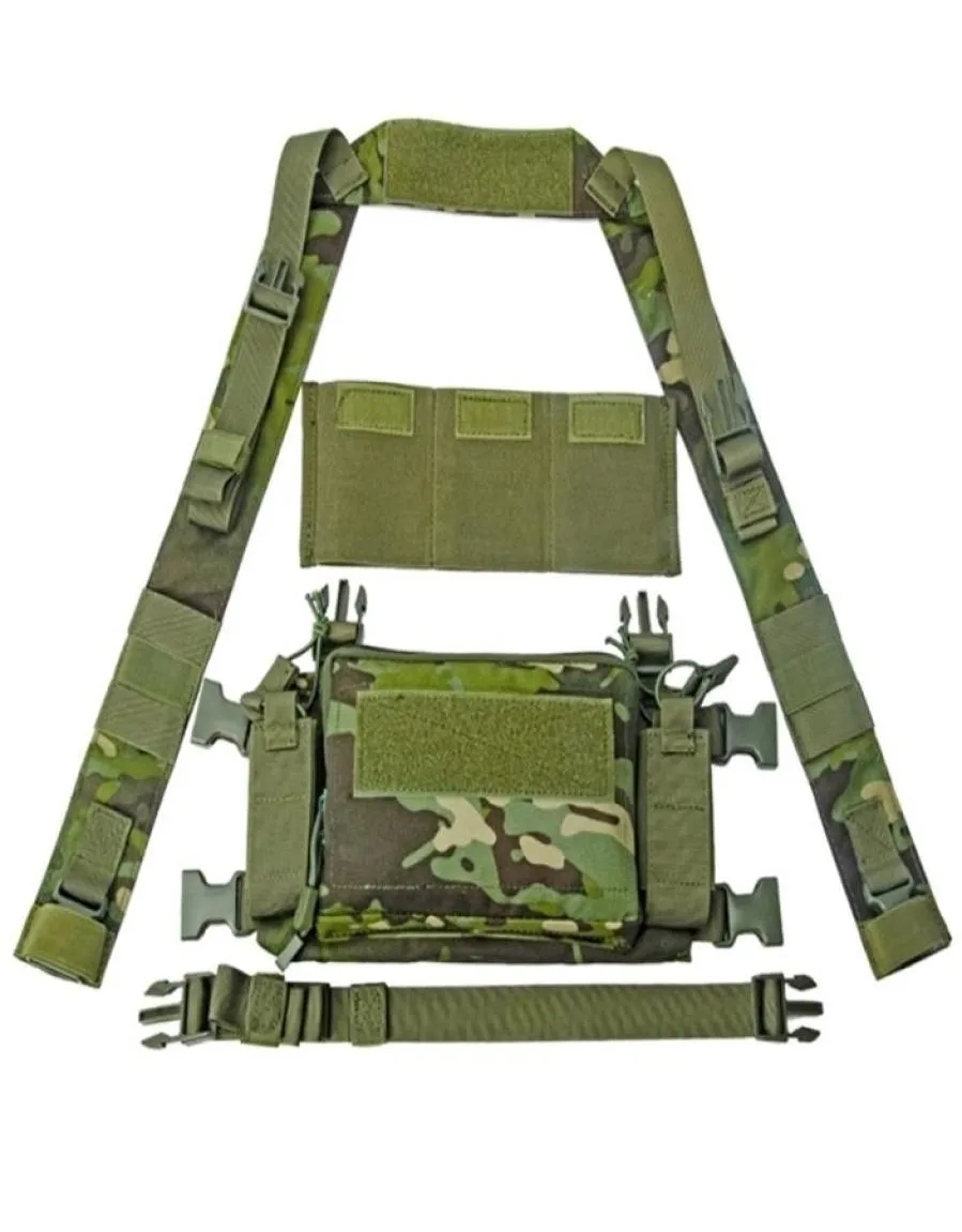 D3 Tactical Chest Rig Vest CRM H Harness M4 556 Magazine Insert ...