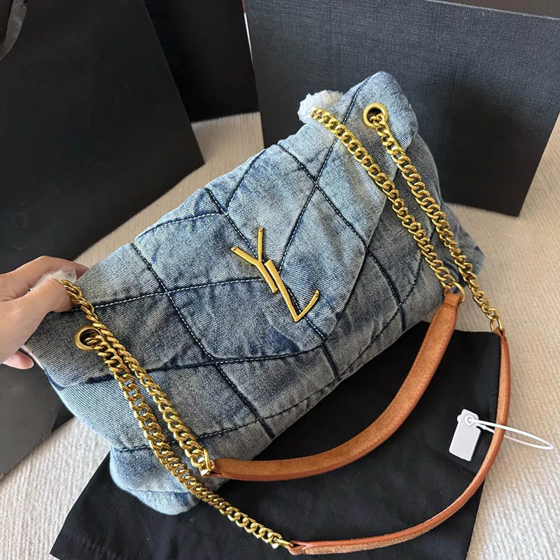 Denim Bag Women Handbag Designer Puffer Small Chain Shoulder Bag Crossbody Bag