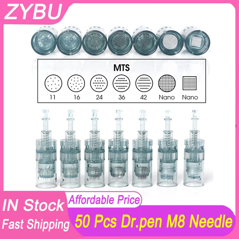 Cartuchos de aguja Ultima M8 Dr.pen para M8 DrPen Micronneedle Dermapen Micro Needle Microneedling 11 16 24 36 42 Pines 3D 5D Nano Silicona