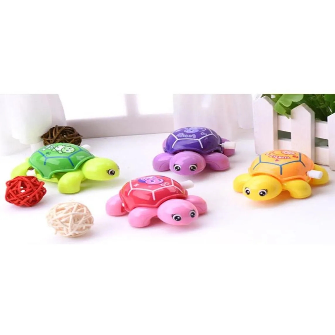 Charms Cute Cartoon Animal Tortoise Clockwork Toy Children Little Turtle Toys Baby Mini Cling Windup Educational Classic Toy9762409 Dhkoh