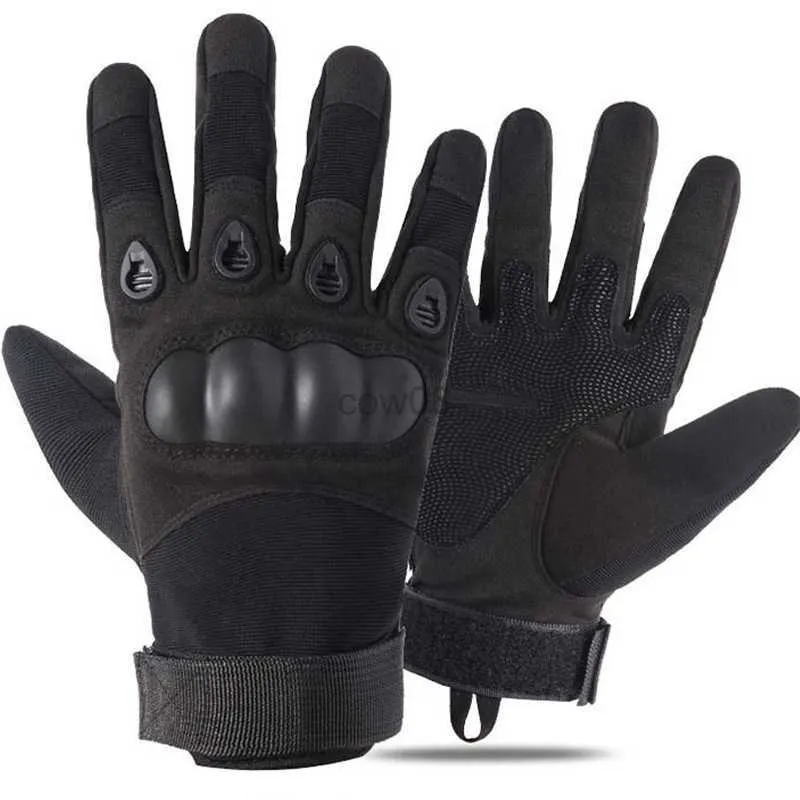 Cycling Gloves Winter Full Finger Gloves Men's Military Tactical Gloves Motorcyclist Paintball Shooting Airsoft Combat Hunting Cycling Gloves HKD230720