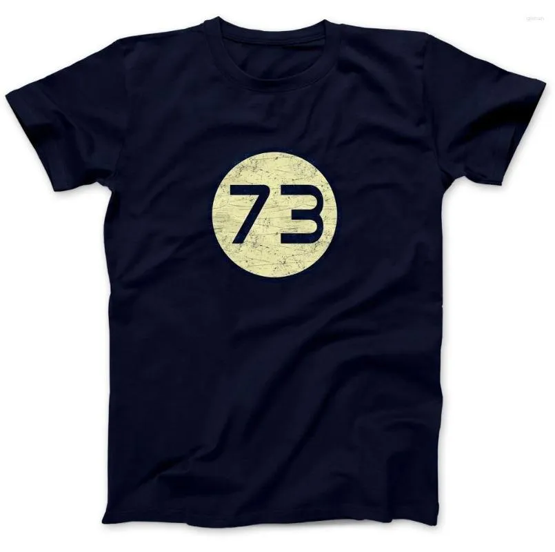 Men's T Shirts Number 73 T-Shirt Premium Cotton Sheldon 8 Colors Round Fashion Neck Summer Fitness Clothing Movie Shirt