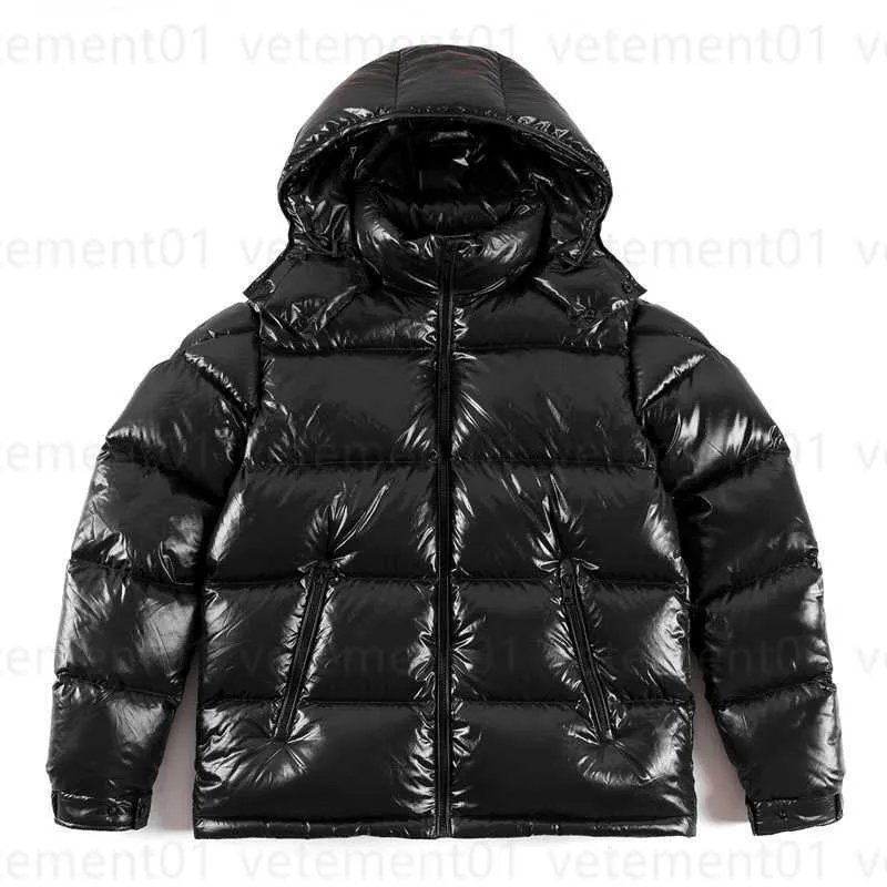 Parka da uomo Piumino da uomo Giubbotto firmato Giacca tecnologica in tessuto impermeabile Accessori hardware Piumini invernali antivento caldi e spessi di fascia alta