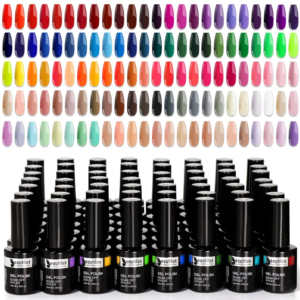 Nail Gel Beautilux 30pcs Soak Off UV LED High Pigment Polish Nails Art Laque Fournitures pour Professionnels 230719