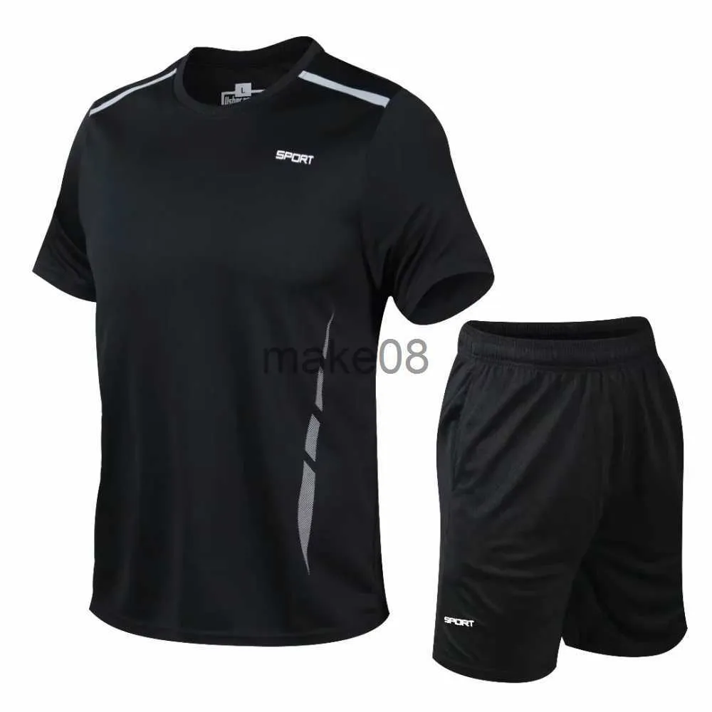 Men's Tracksuits 2020 Quick Dry Sports suits Comes Men's Running Set gym Fitness Clothing Summer Men Football Set Uniforms Sportswear J230720