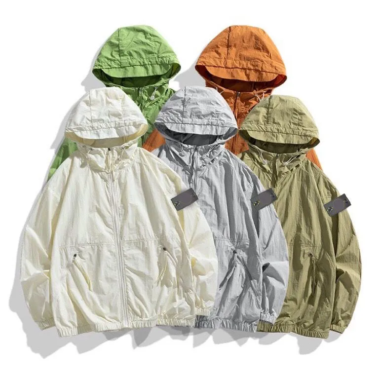 Men's Hooded Windbreaker Jacket | Lightweight Sun Protection | 2024 ...