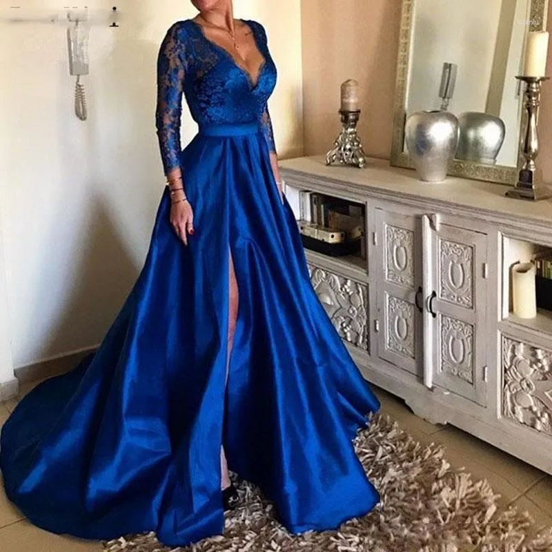 chinese dress ladies ever BRISTOL|Glitter Long Sleeve V-Neck A-Line Midi Wedding Guest Dress main image 0