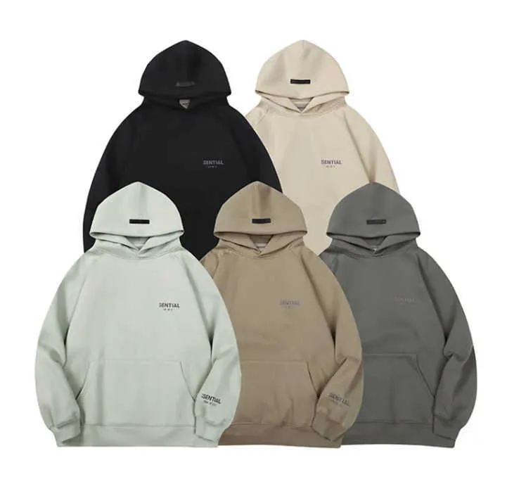 Hommes Essenteil Hoodies Sweatshirts Designer Hommes femmes Essent Mode Lâche Essentail Streetwear Vêtements Essen Lovers Street Survêtement Costume Noirs En Gros