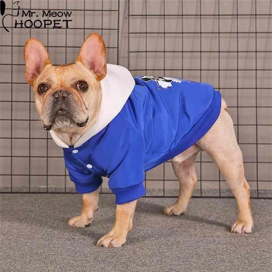 Hoopet Winter-Haustiermantel für Hunde und Katzen, Kapuzenpullover, Kleidung, Bekleidung, Bulldogge, Schnauzer, Corgi, warme Jacke, Größe S, 210804340T