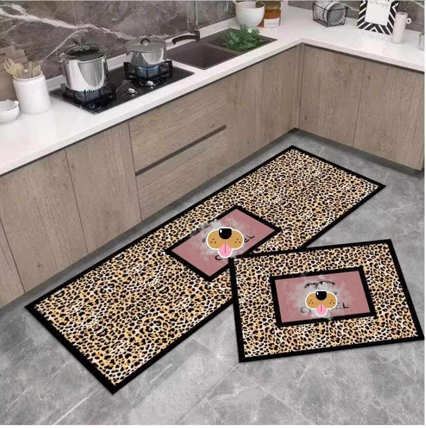 Fashionable Pad Soft Mat Household Long Kitchen Floor Mat Oil-Proof Waterproof Door Mat Bathroom Absorbent Door Mat