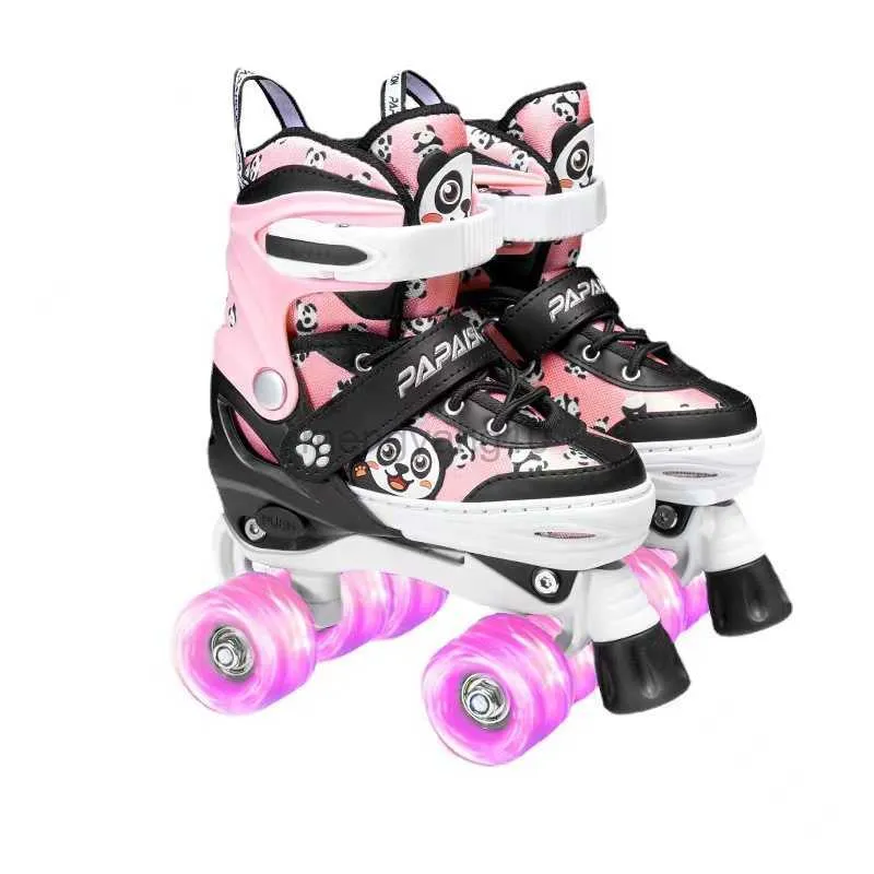 Patins à roulettes pour enfants, patins à 4 roues, patins à double