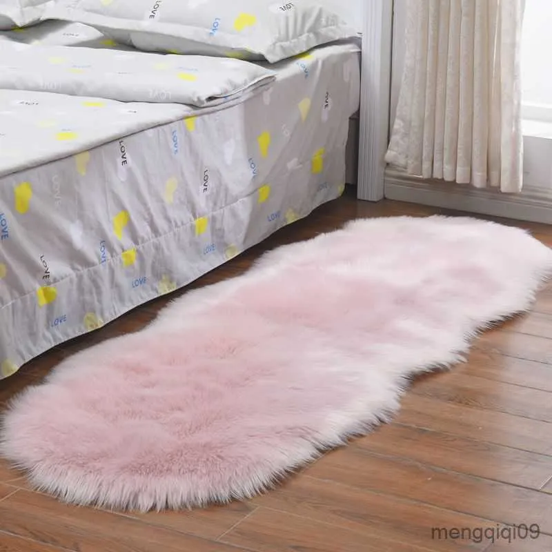 Carpets Wool cushion plush carpet bedroom room living room carpet floor mat bedside carpet floor mat R230720