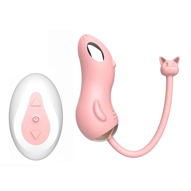 Giocattolo del sesso del vibratore del punto del silicone dell'uovo di vibrazione dello shock elettrico per le donne Masturbazione Giochi per adulti Prodotti Telecomando senza fili indossabile 10 modalità