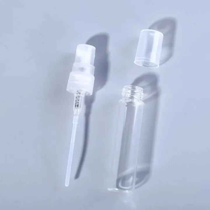 2ml 3ml 5ml 10ml Plastic /Glass Mist Spray Perfume Bottle Small Parfume Atomizer Refillable Sample Vials For  Oils Travel Portable Makeup Tools