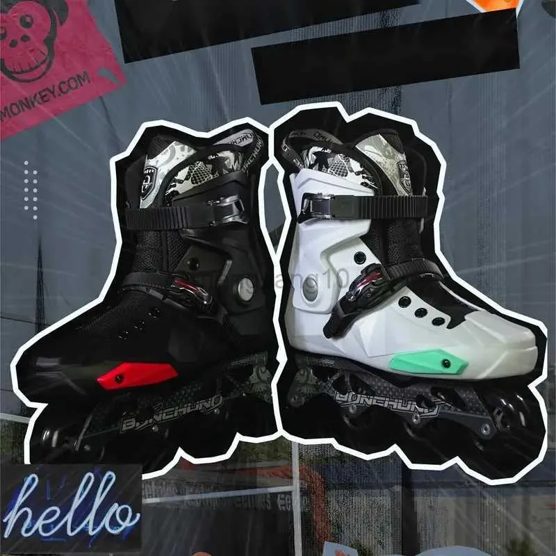 Inline-Rollschuhe Cyberpunk Challenger Erwachsene Inline-Skates für Anfänger Polygonal Ultimativer minimalistischer Stil Rockered für Fitness/Slalom HKD230720